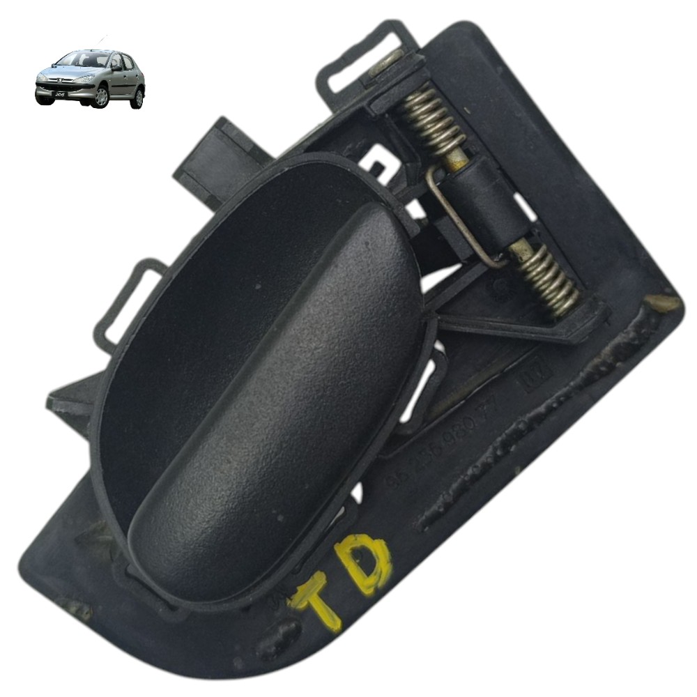 Maçaneta Interna Porta Traseira Direita Peugeot 206 2008 09 1