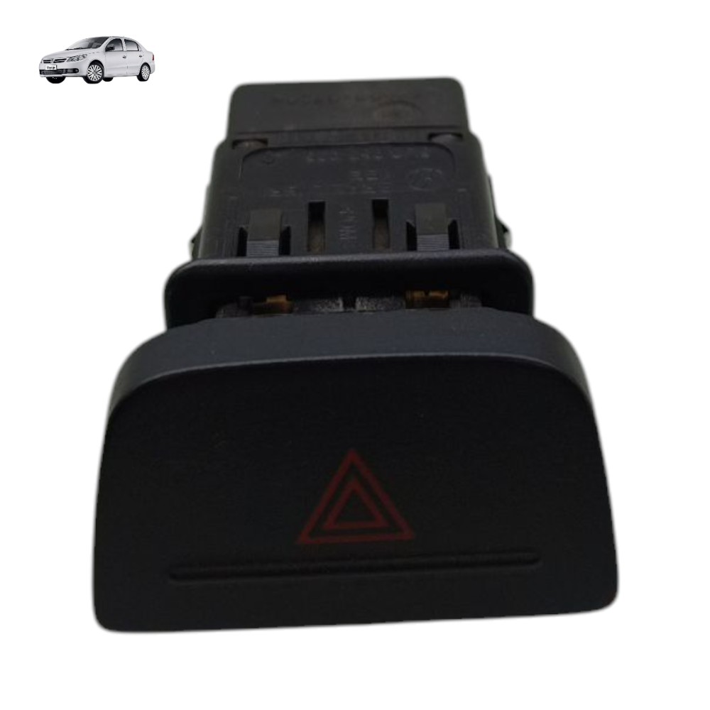 Botão Pisca Alerta Vw Voyage Gol Saveiro G5 Original  Preto 1