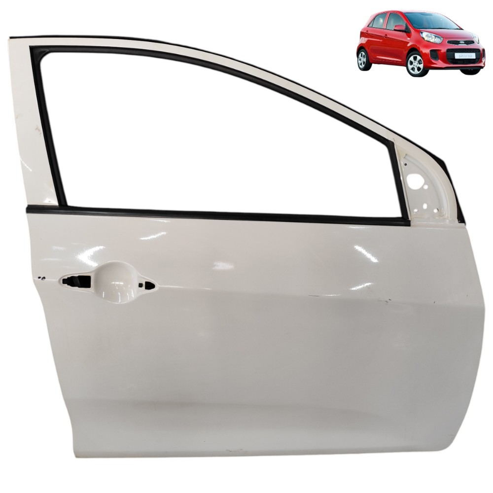 Porta Dianteira Direita Kia Picanto 2017 2016 2015 2014 2013 Dianteira Direito Branco 1