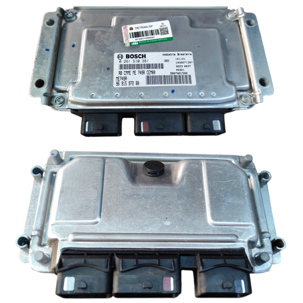 Kit Code Módulo Injeção Peugeot 208 1.6 16v Manual 2014 2015 3