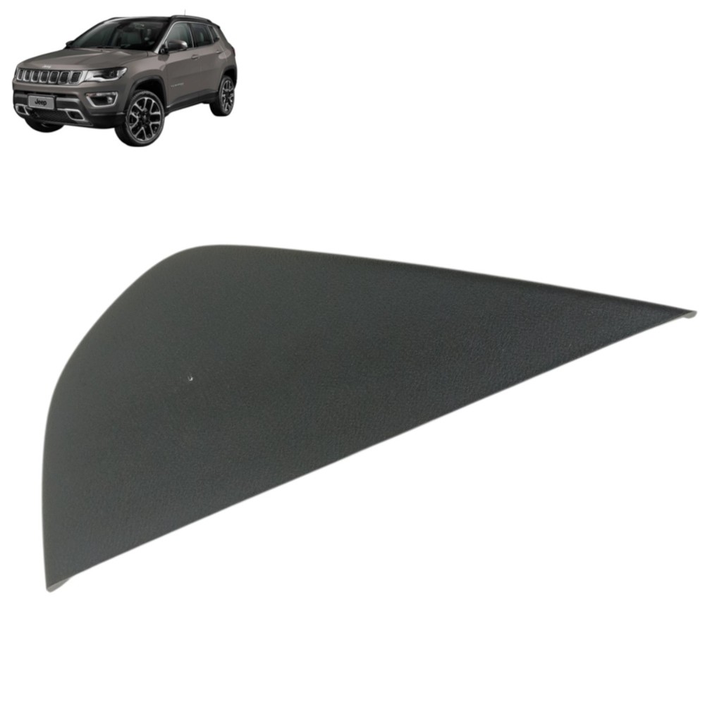 Acabamento Esquerdo Painel Jeep Compass 2018 2019 2020 Preto Moldado