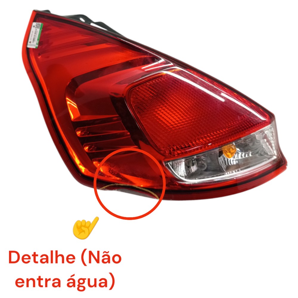 Lanterna Traseira Esquerda Com Detalhe New Fiesta 2014 2015 1