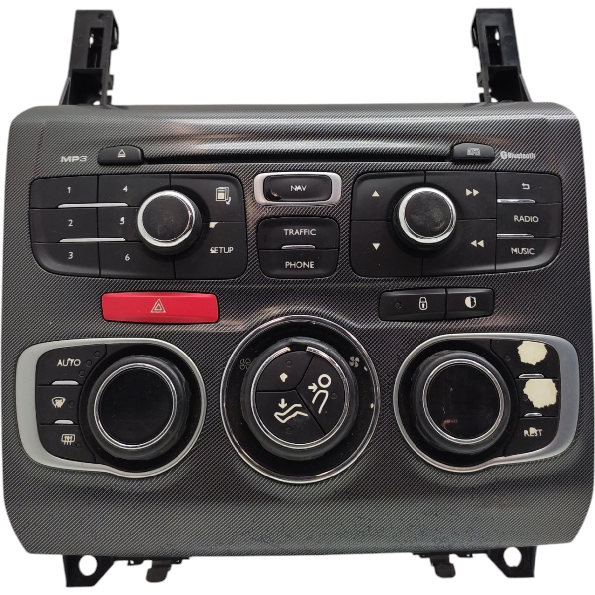 Comando Ar Condicionado Mídia Citroen C4 Lounge 2015 2016 1