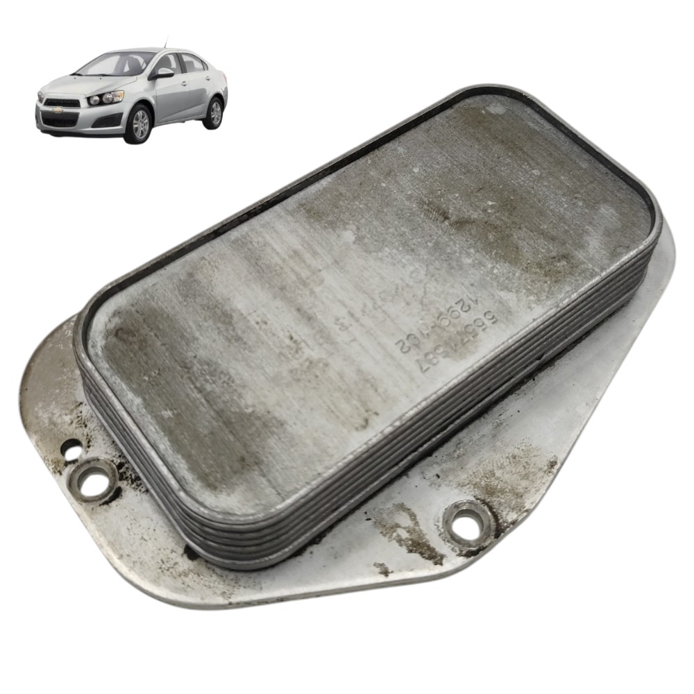 Resfriador trocador óleo motor gm sonic cruze 1.6 1.8 2014 1