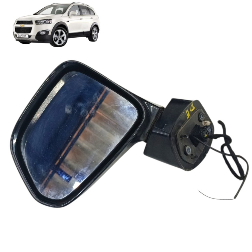 Retrovisor Esquerdo Com Pisca Gm Captiva 2012 2013 Detalhe
