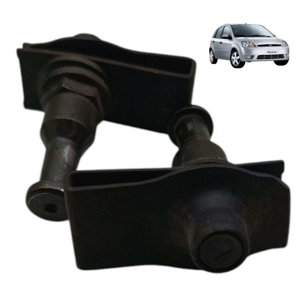 Par Pino Batente Trava Banco Traseiro Ford Fiesta Hatch 2003 1