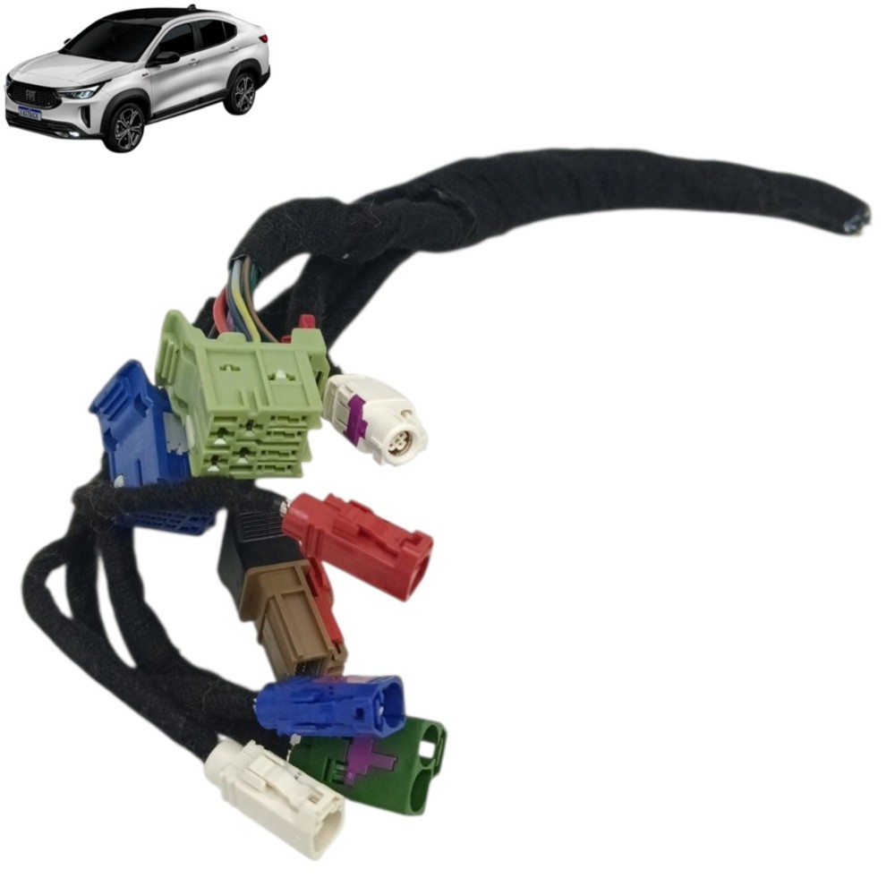 Jogo conector módulo multimídia Fiat fastback 1.3 2024 2023