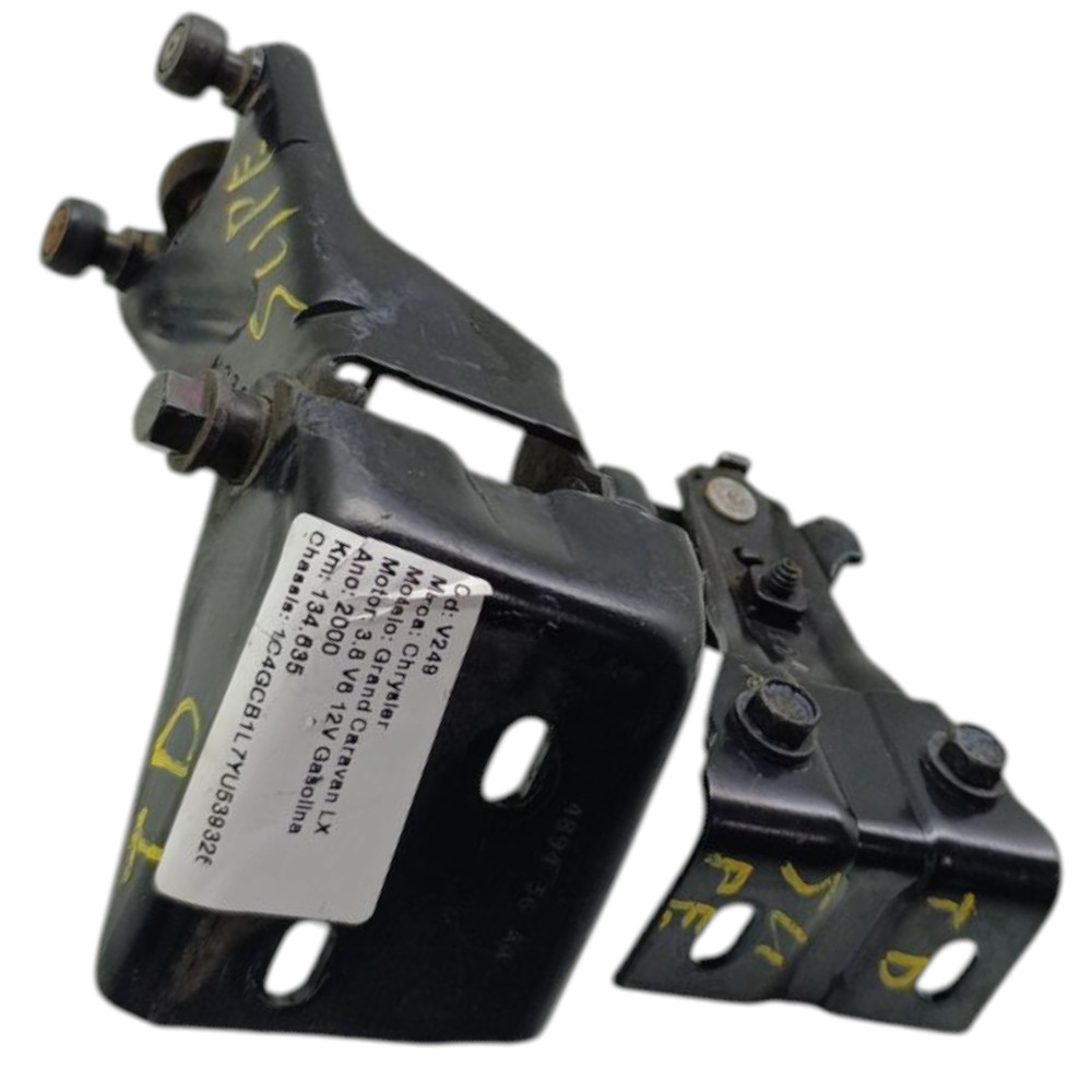 Par Corrediça Porta Traseira Direita Grand Caravan 1999 2000 3