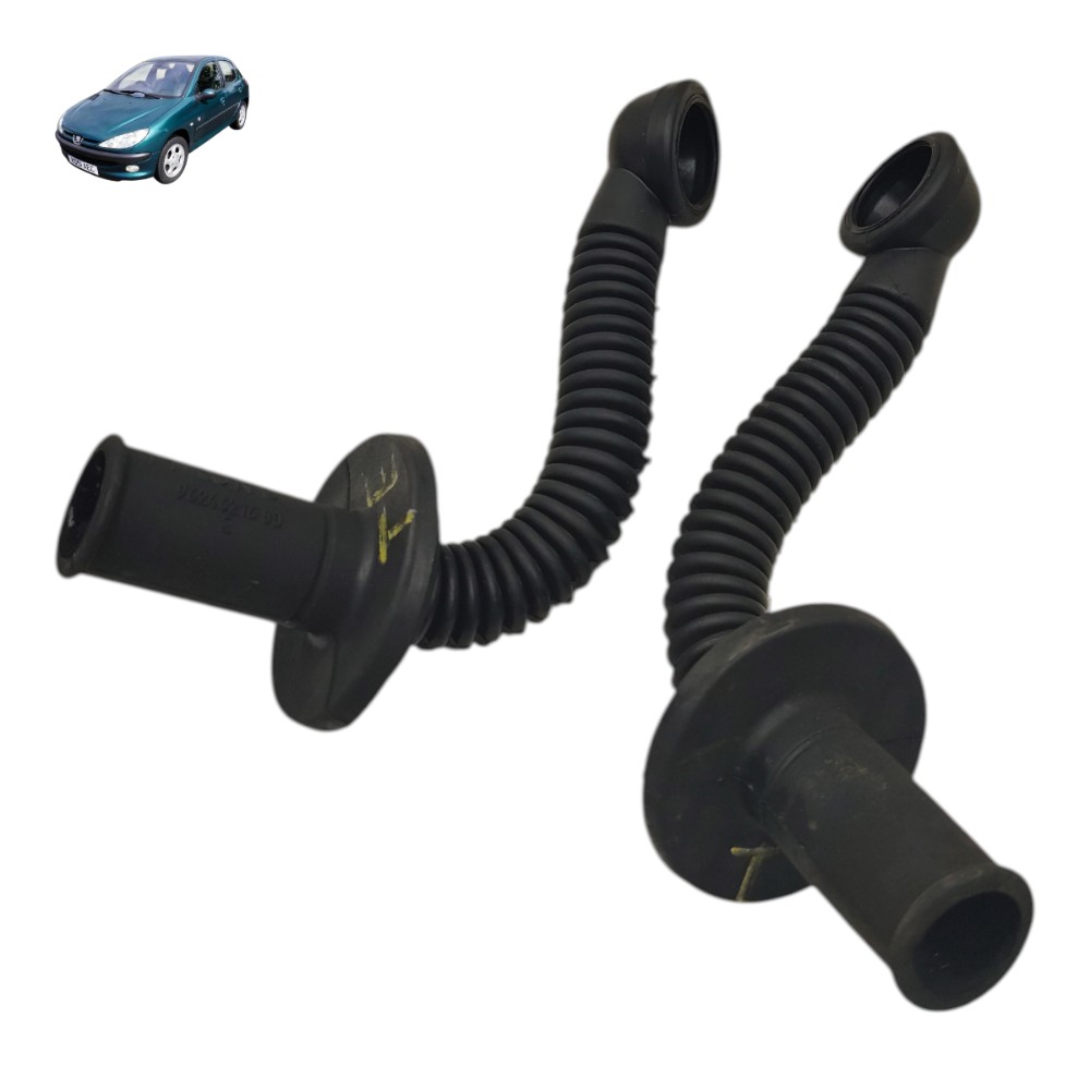 Par coifa passa fio porta traseira Peugeot 206 2001 2002 03 1