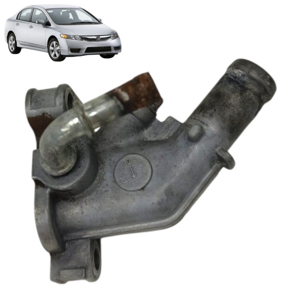 Tubo flange água cabeçote honda civic g8 1.8 2007 2008 2009