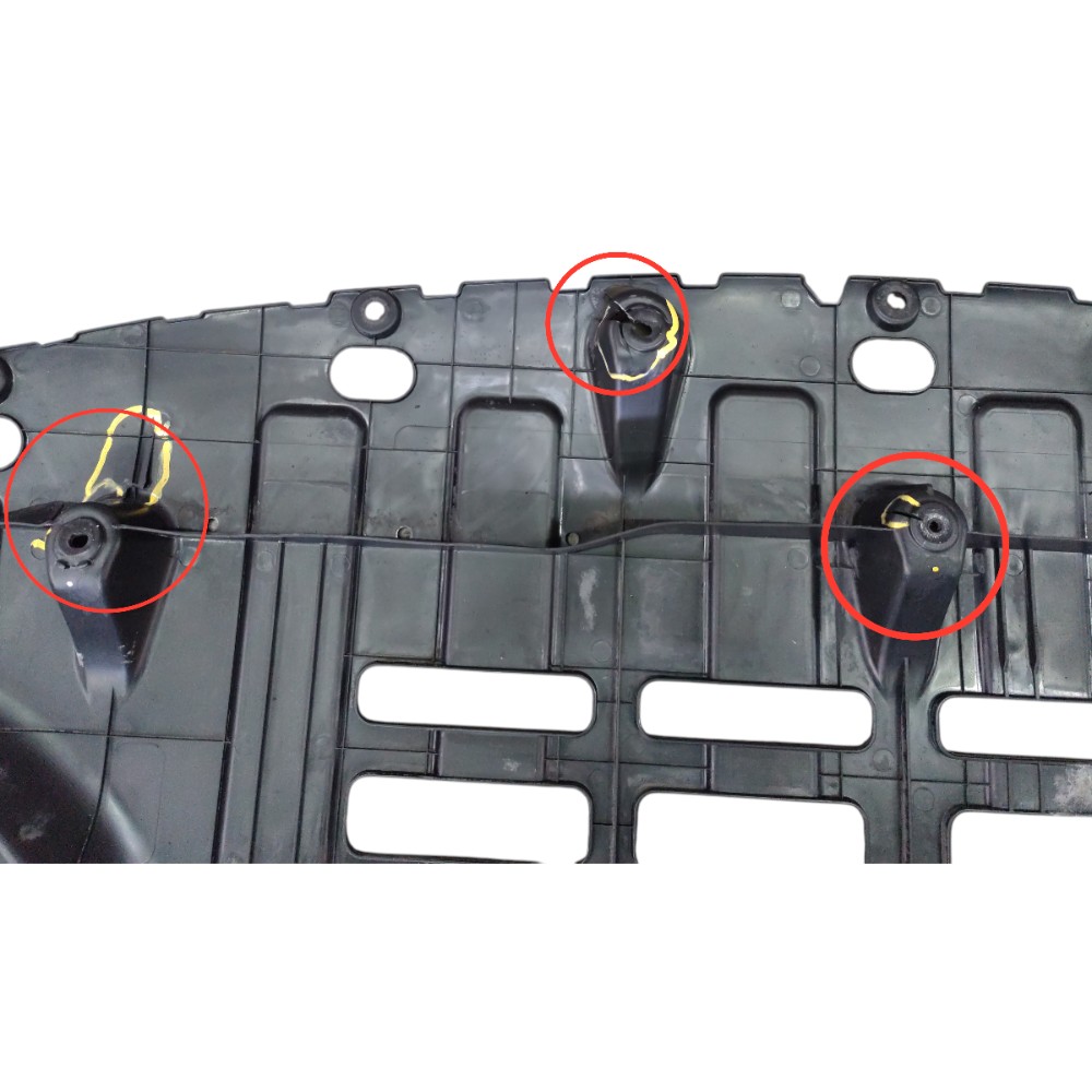 Protetor acabamento inferior Carter motor Kia stonic detalhe 6