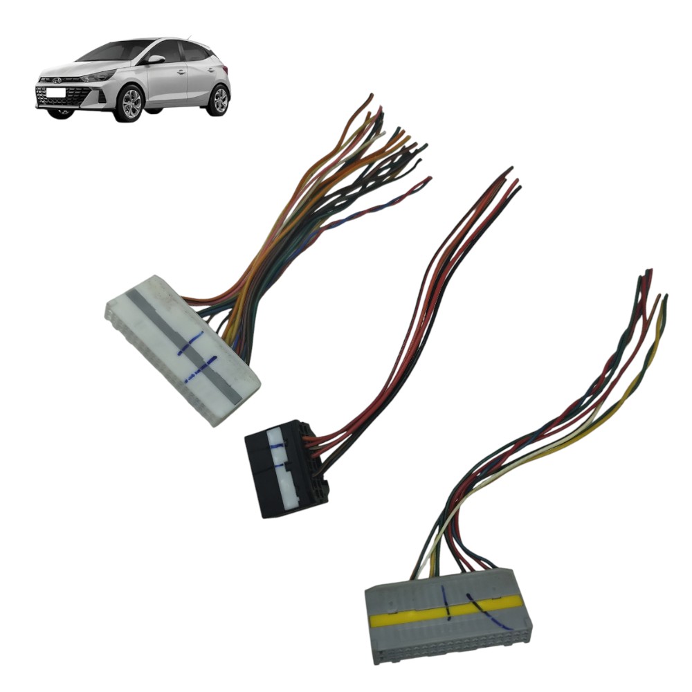 Jogo plug módulo BCM conforto Hyundai HB20 1.6 16v 2020 2021 1