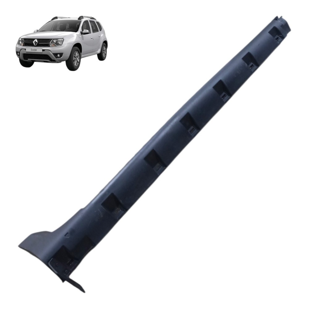 Spoiler Saia Lateral Direita Renault Duster 2017 2018 2019 Preto