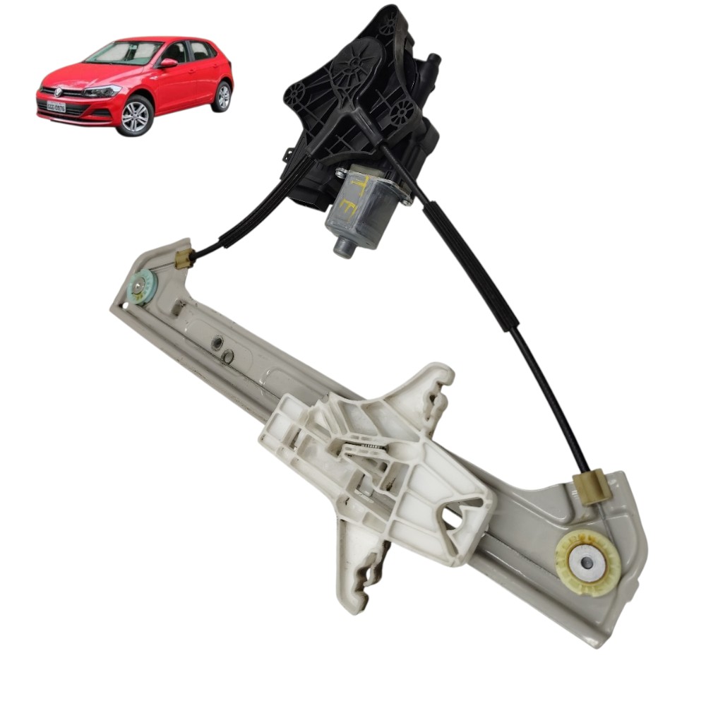 Motor máquina vidro traseiro esquerdo VW Polo 2019 2020 2021 1