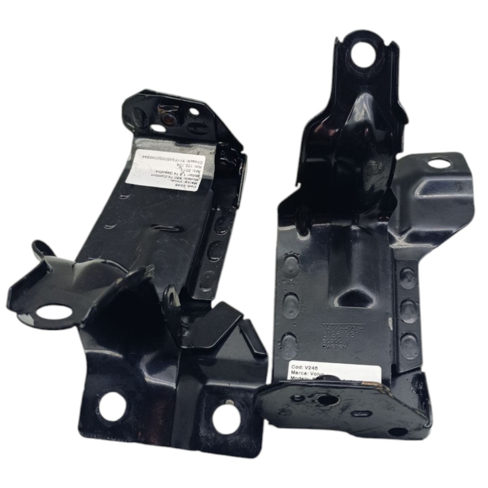 Par Suporte Travessa Inferior Radiador Volvo S60 2011 2012 2