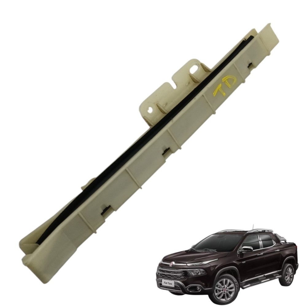 Guia vidro traseira direita fiat toro 2021 2020 2019 2018