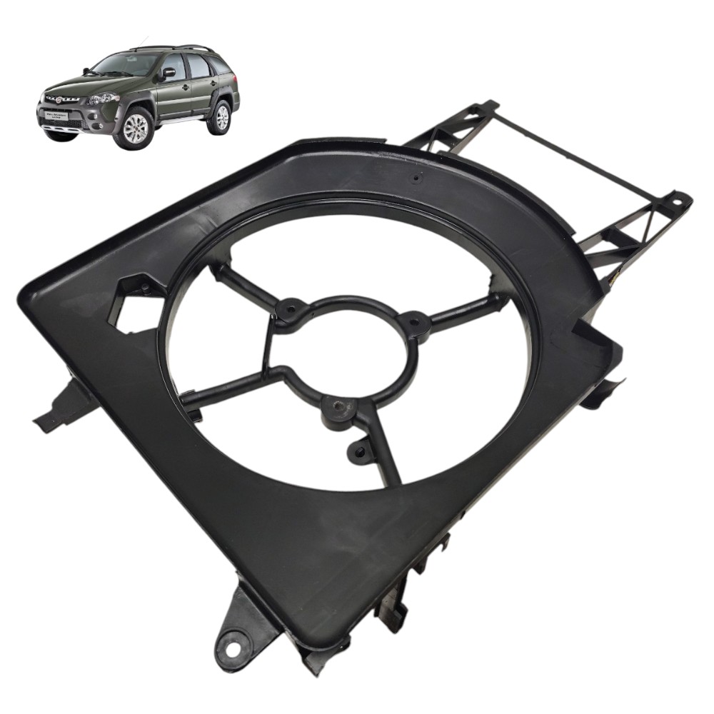 Defletor ventoinha radiador Fiat Palio Siena 1.8 2010 2011