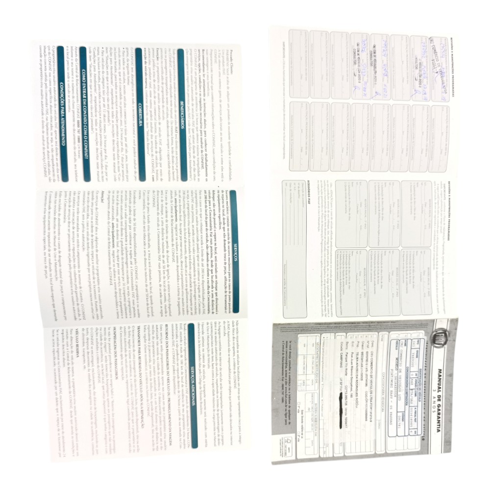 Kit Manual Proprietário Fiat Mobi Easy 1.0 4cc 2017 2018 19 3