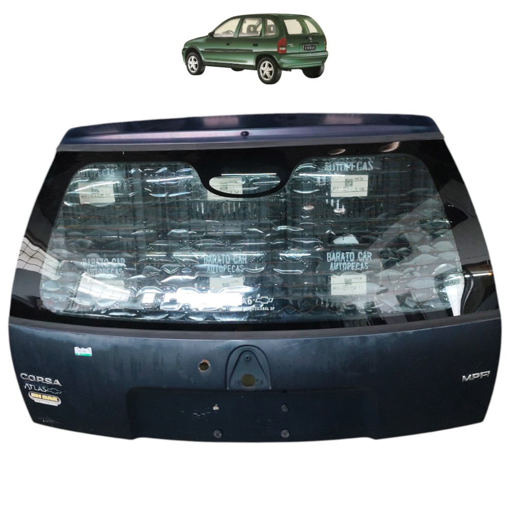 Tampa Traseira Gm Corsa Wind 2002 2001 2000 1999 1998 Verde 1