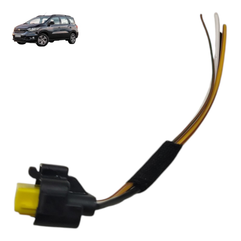 Plug conector motor limpador parabrisa GM Spin Cobalt 2024