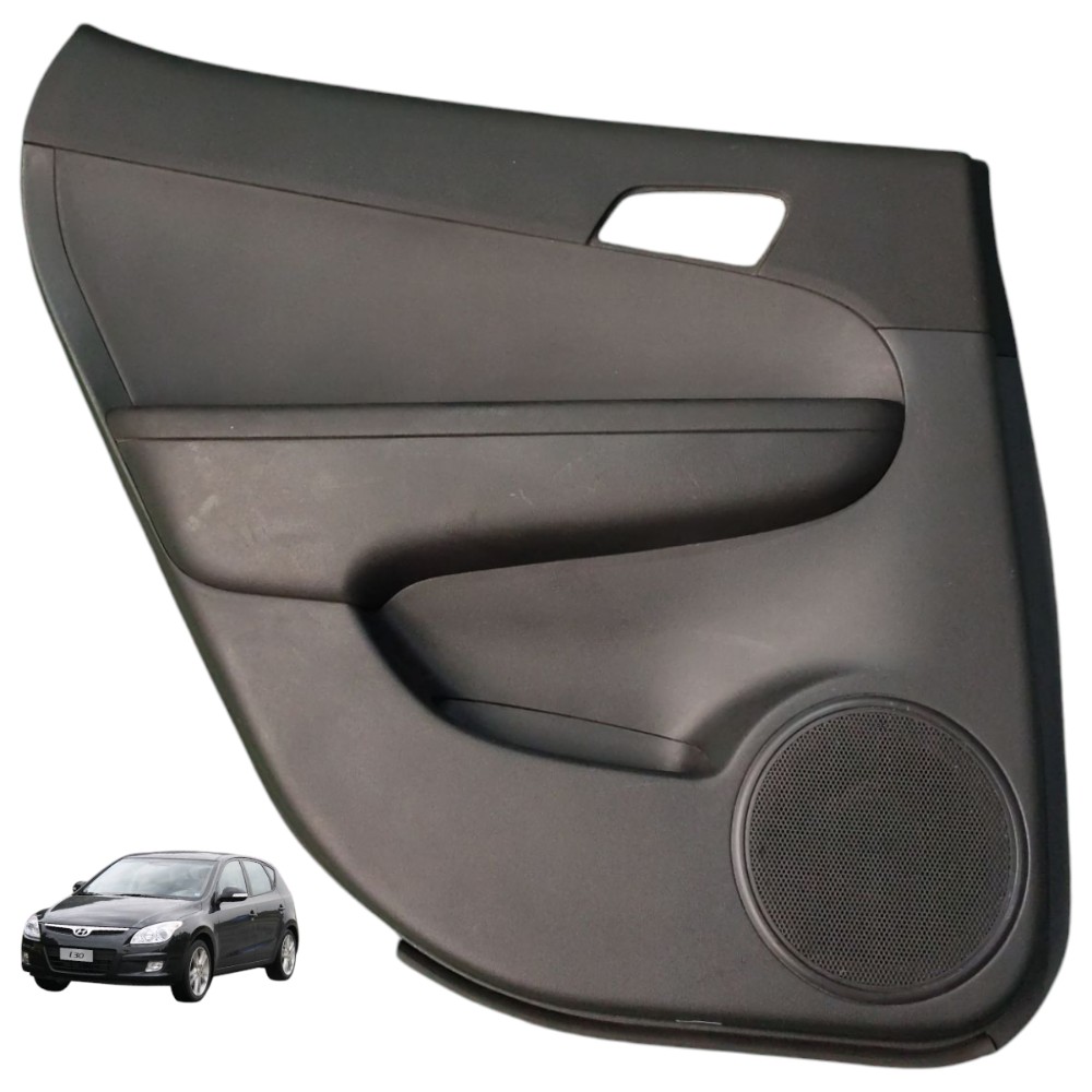 Forro Porta Traseira Esquerda Hyundai I30 2010 2011 2012 Preto 1