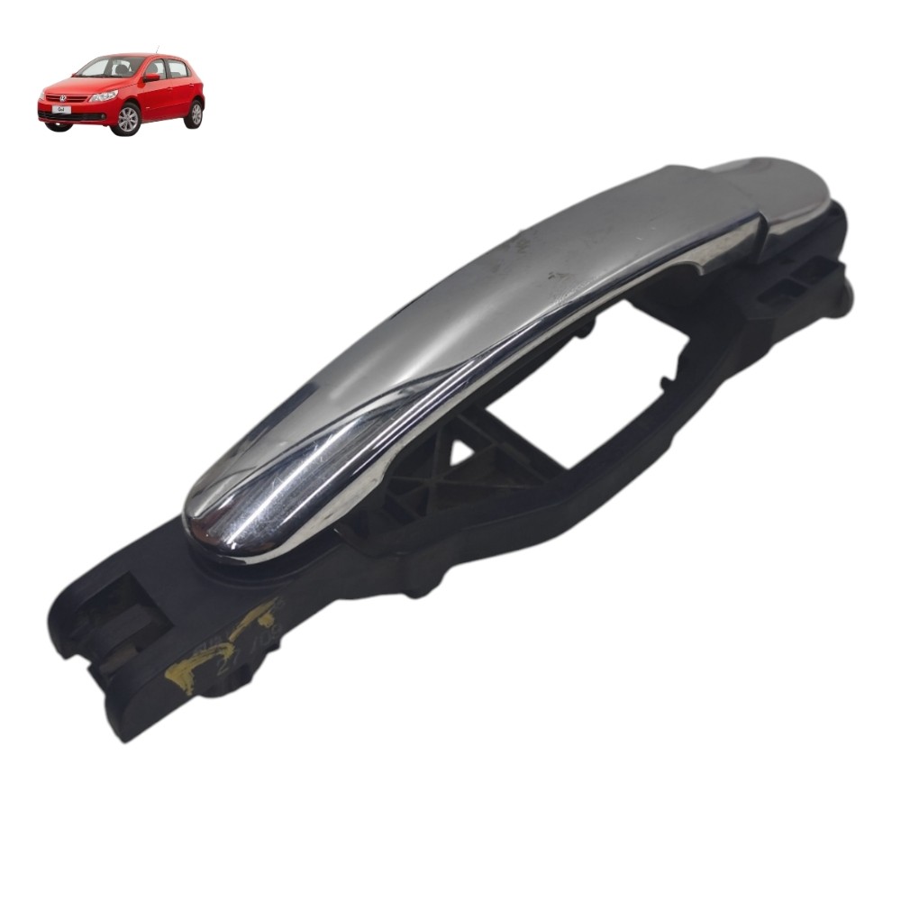 Maçaneta Externa Direito Vw Gol G5 2009 2010 2011 2012 Preto Dianteira/traseira