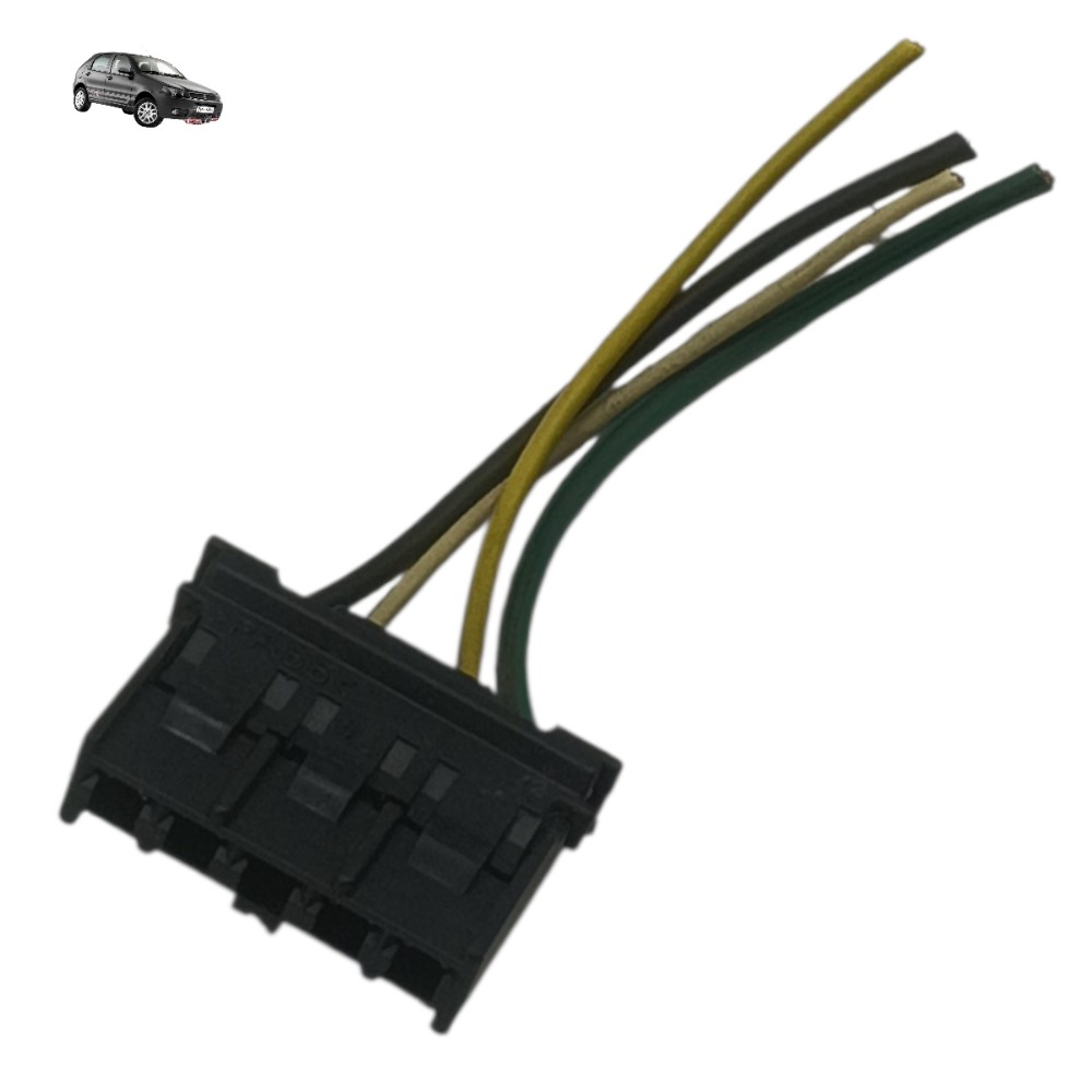 Plug conector comando ar fiat palio fire 2007 2008 2009 2010 1