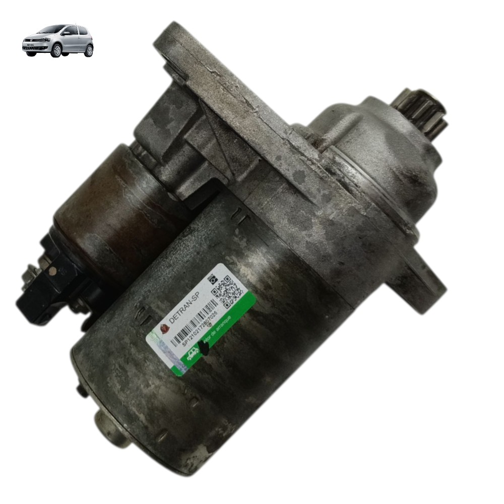 Motor Partida Arranque Vw Fox Polo Gol Voyage 9 Dentes 2009 1