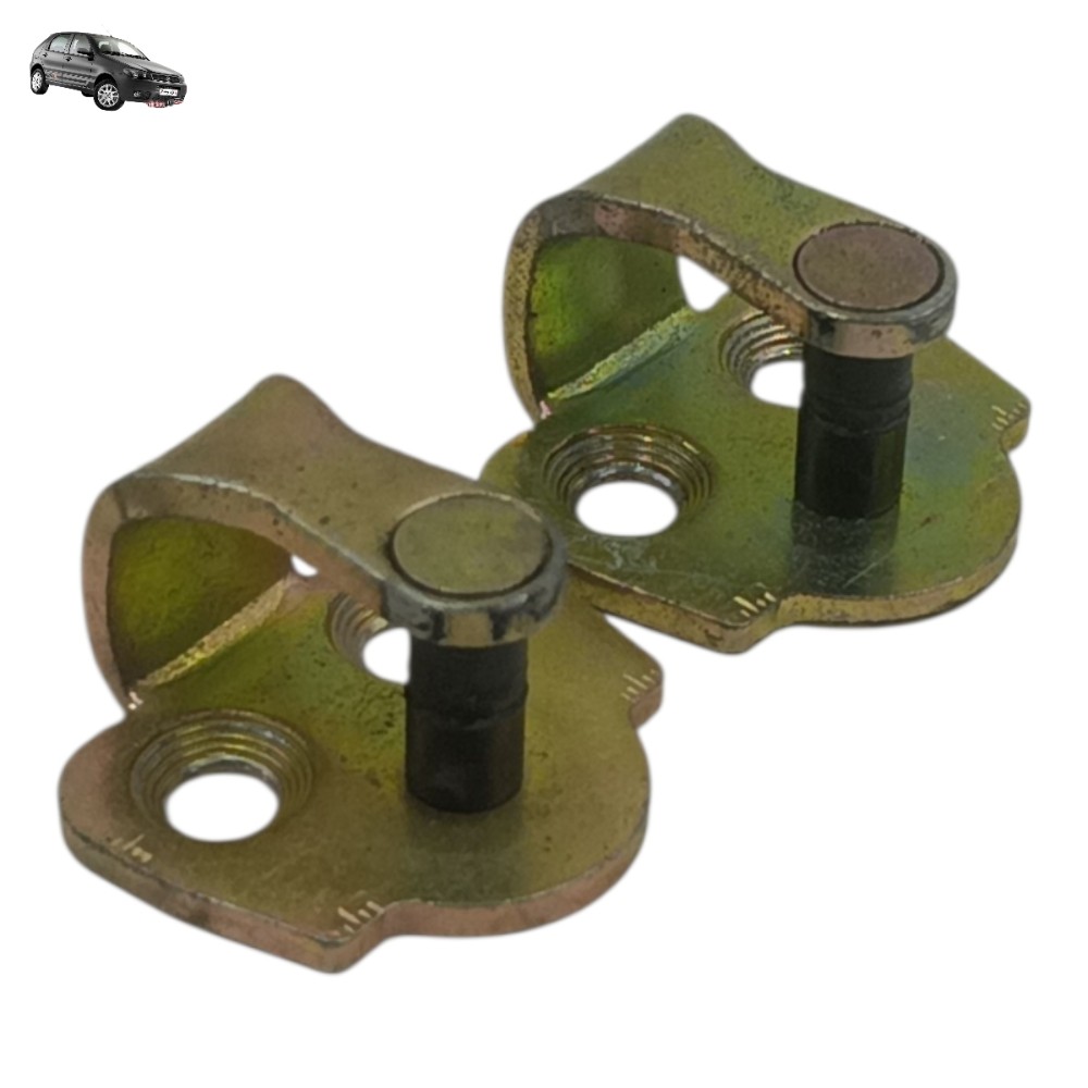 Par batente porta dianteira fiat palio fire 2007 2008 2009 1
