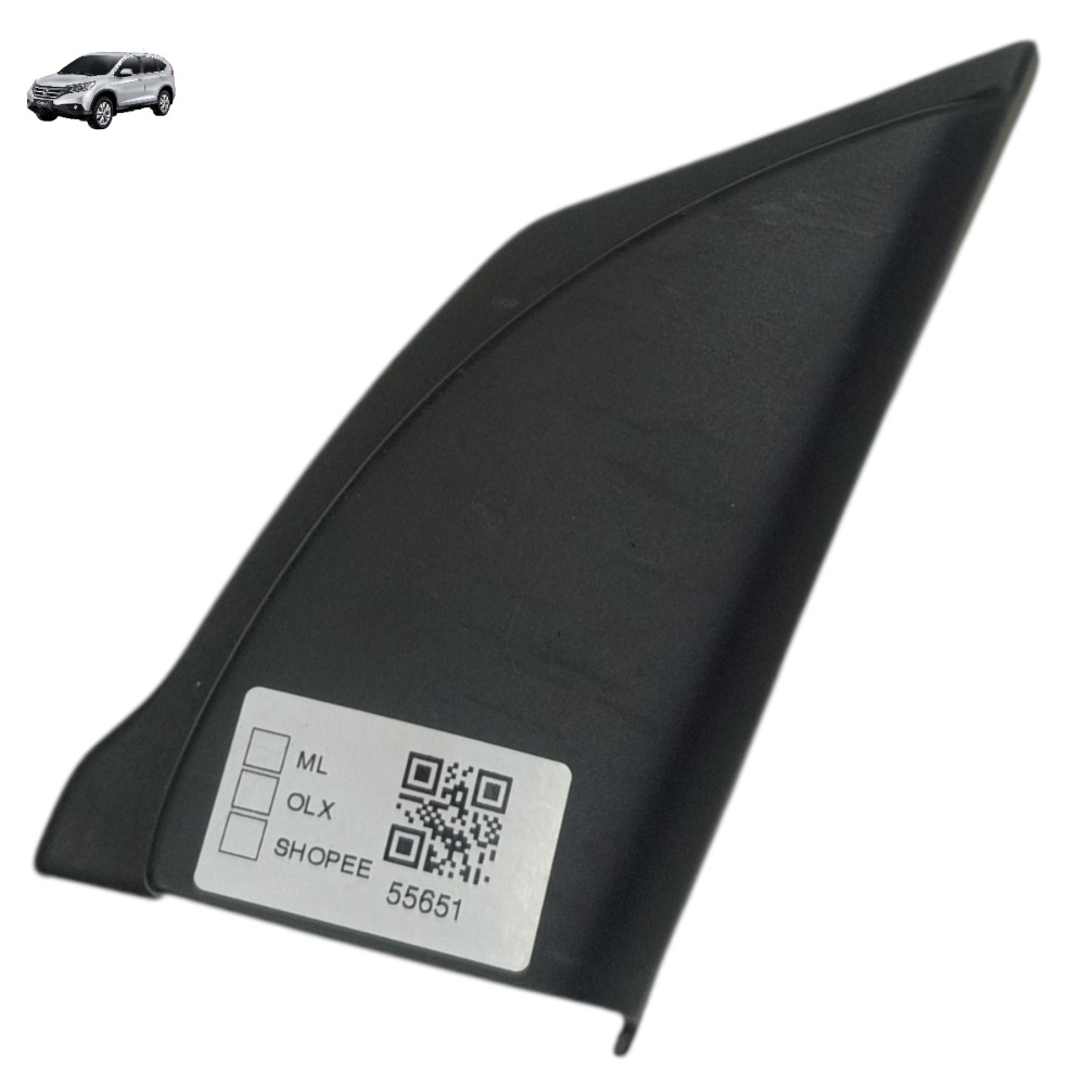 Acabamento Interno Retrovisor Direito Honda Crv 2016 2015 14 Preto