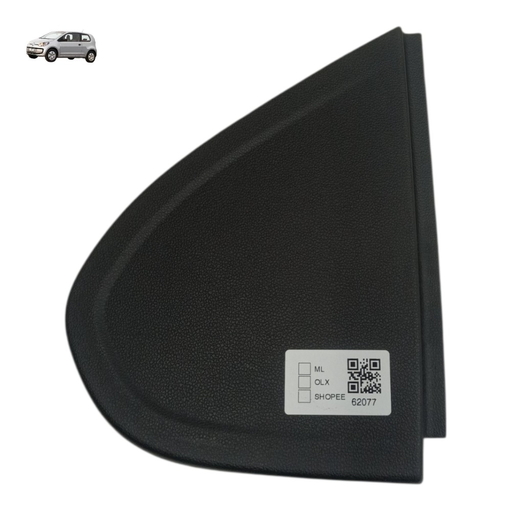 Acabamento Lateral Esquerdo Painel Vw Up 2014 2015 2016 2017 Preto Moldado 1