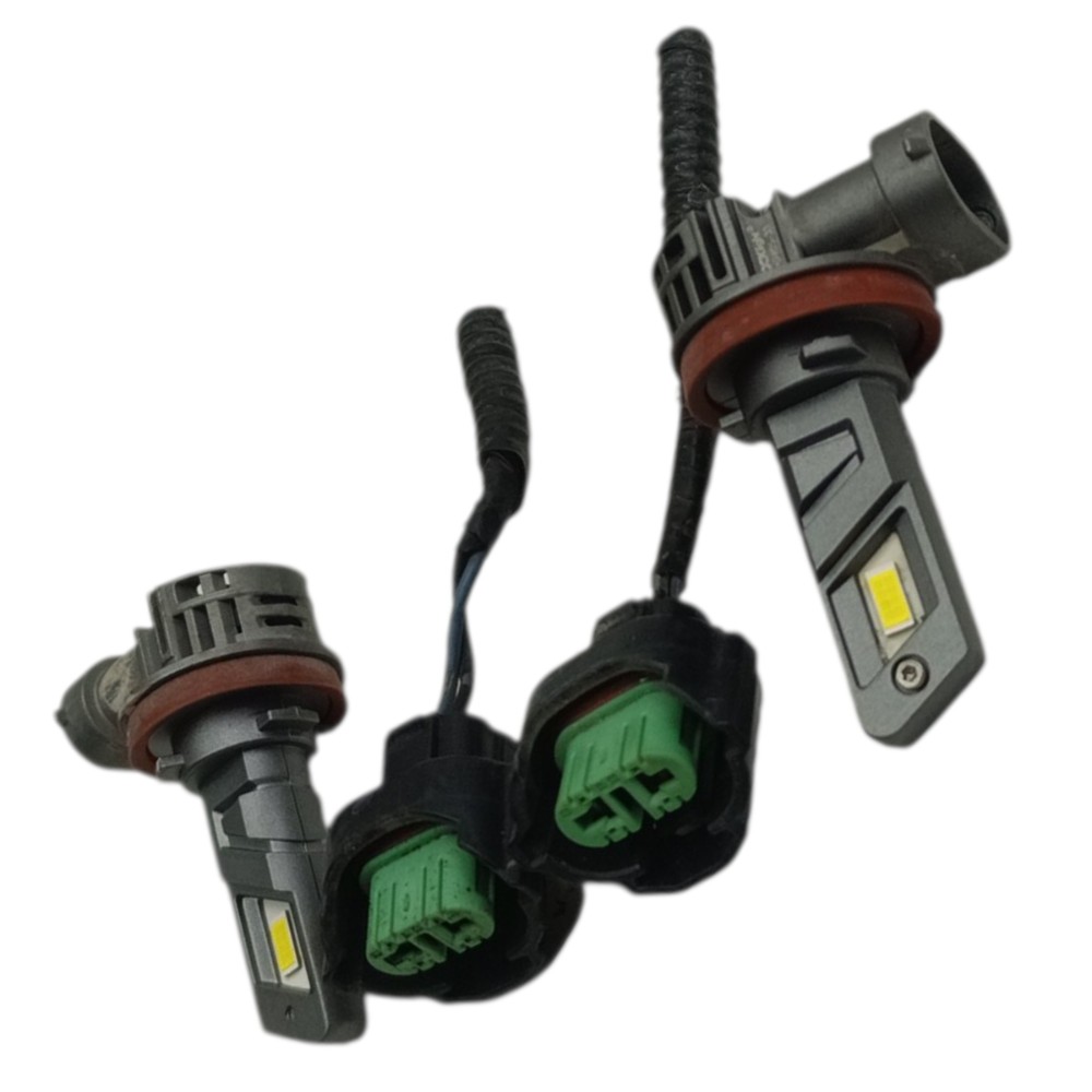 Par Lâmpada H8/h9/11/16-2 Led Nano S14x 6500k Cambus Led T10 2