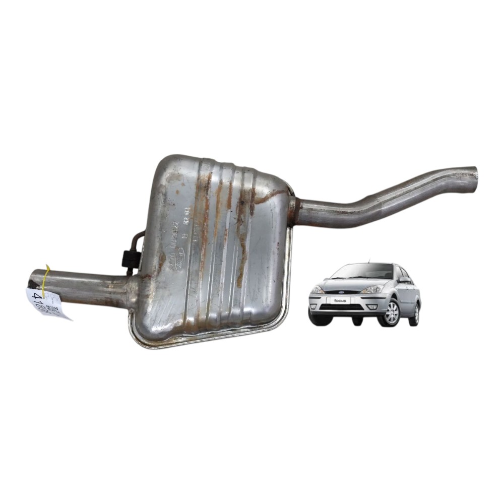 Escapamento Silencioso Abafador Ford Focus 2.0 Sedan 2004 05 1