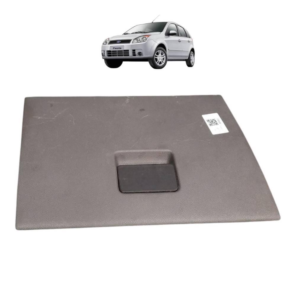 Tampa Porta Luvas Ford Fiesta 2010 2011 2012 2013 Cinza Clar 1
