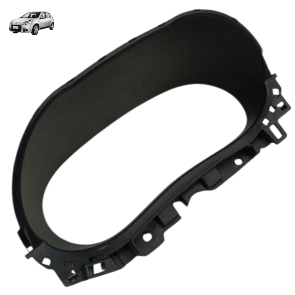Moldura painel instrumentos Renault Sandero 2012 2013 2014 1