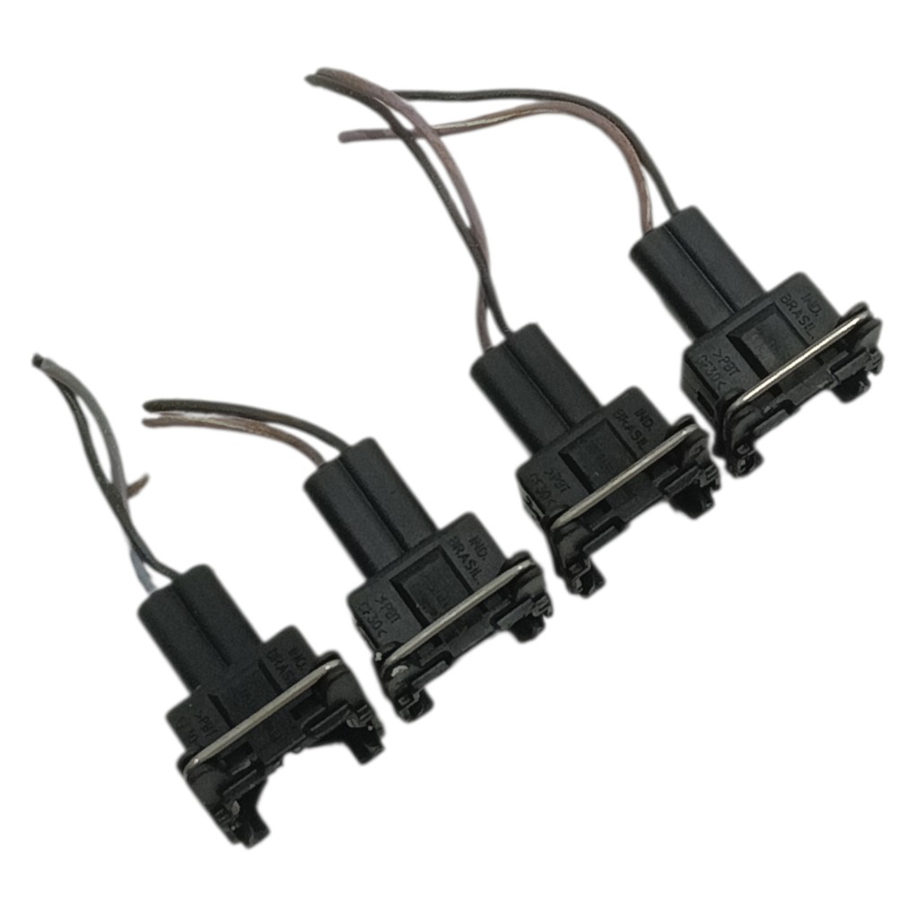 Jogo plug bico injetor ford focus 1.6 8v zetec 2005 2006 07 2