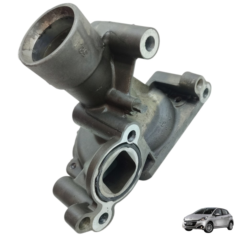 Flange Carcaça Bomba Água Motor Peugeot 308 2.0 16v 2011 12 1
