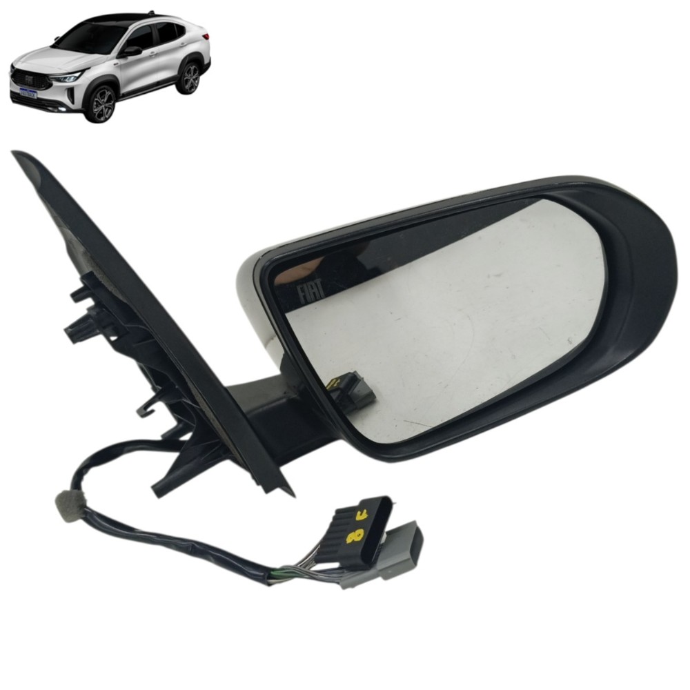Retrovisor direito 8 fios fiat fastback 2022 2023 2024 2025