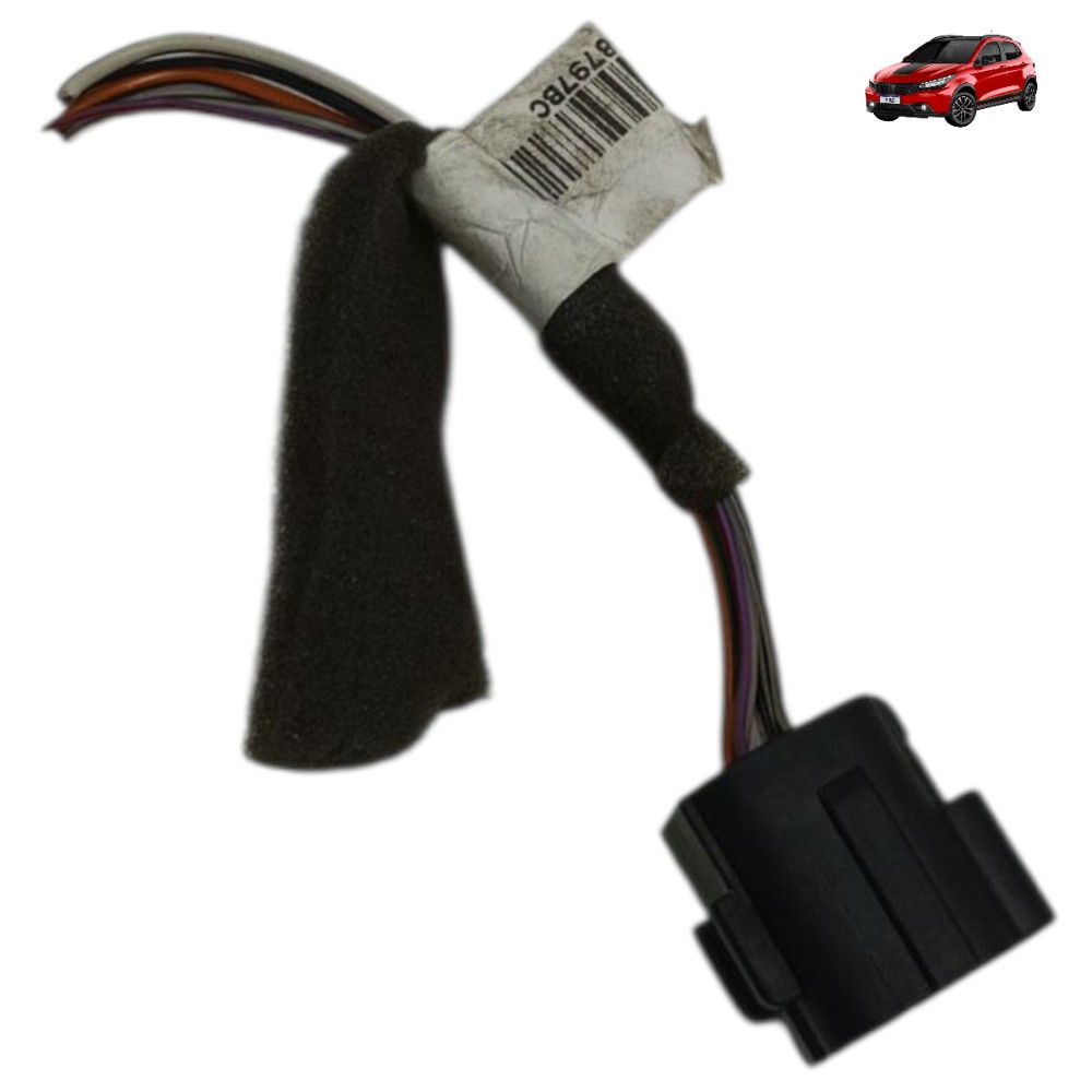 Plug Conector Fechadura Esquerda Fiat Argo 2021 2020 2019 1