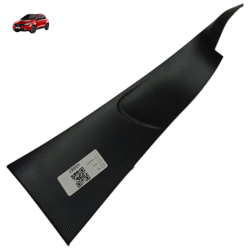 Moldura Maçaneta Interna Dianteira Direita Fiat Argo 2020 21 Preto 1