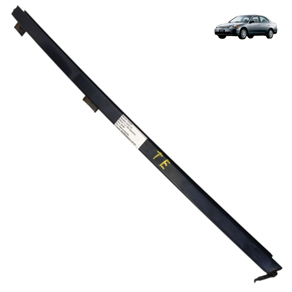 Guia Vidro Traseiro Esquerdo Honda Civic G7 2001 2002 2003 Preto 1