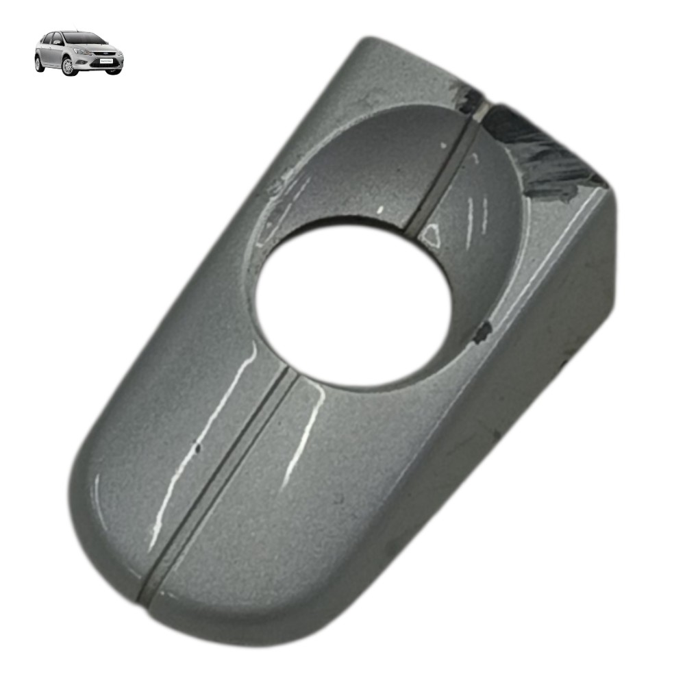 Moldura Miolo Maçaneta Esquerda Ford Focus 2012 2013 2014 Prata Dianteira/traseira