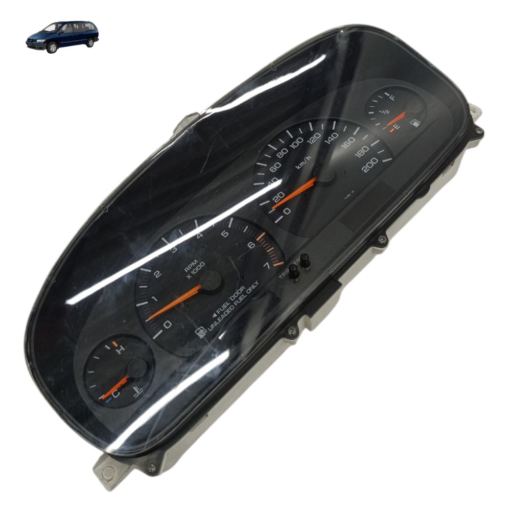 Painel Instrumentos Chrysler Grand Caravan 2.4 2000 2001 02 Preto 1