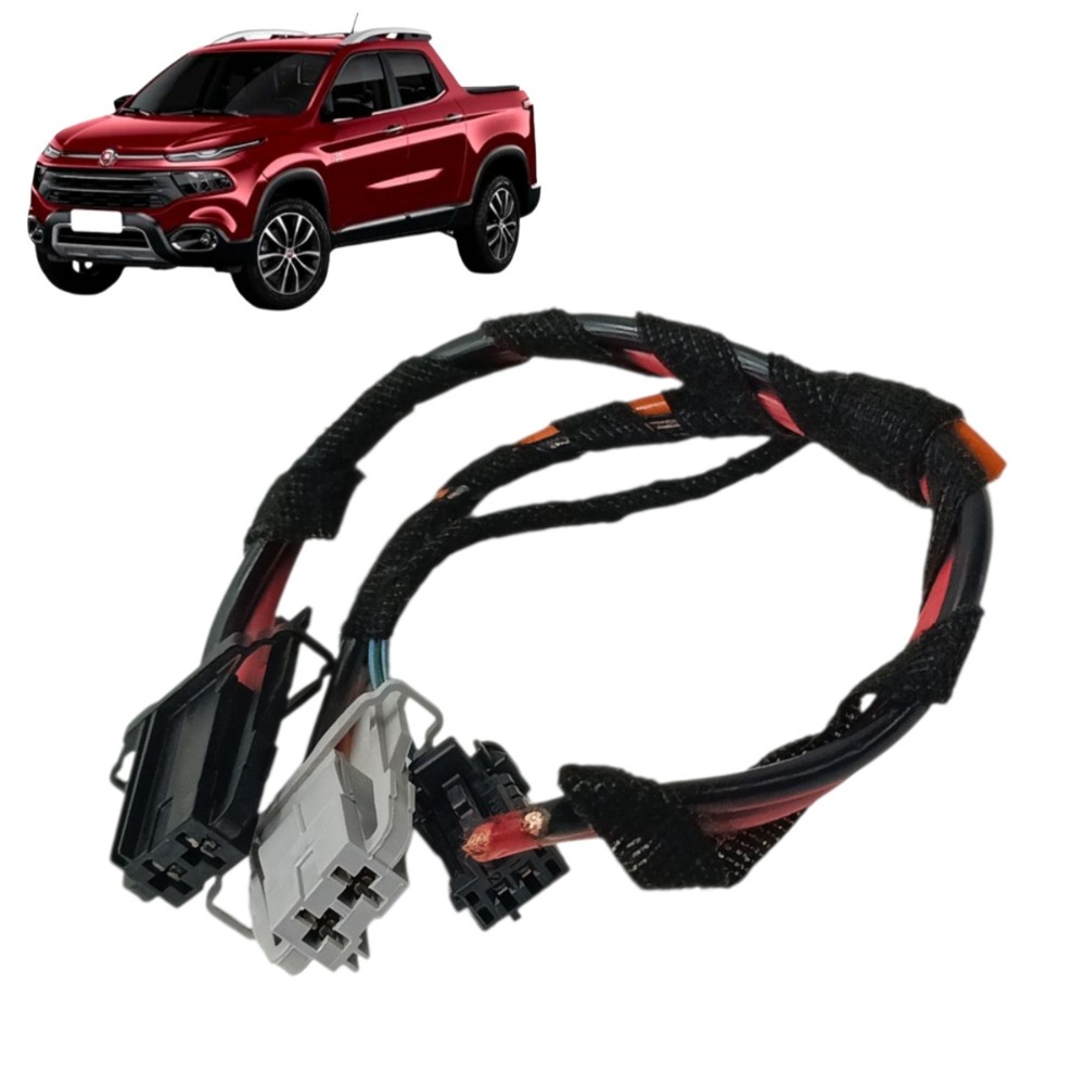 Jogo plug conector resistência ar condicionado Fiat toro 21