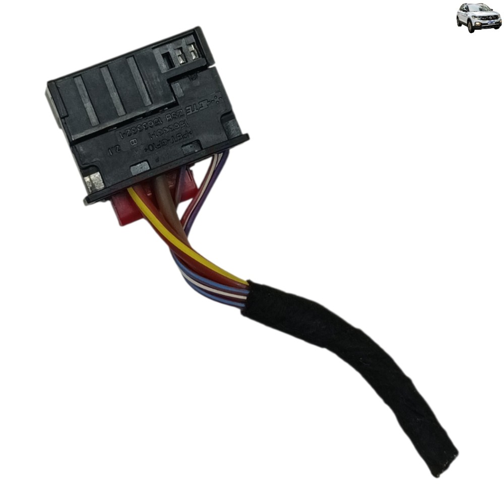 Plug conector motor máquina vidro traseira vw tcross 2022