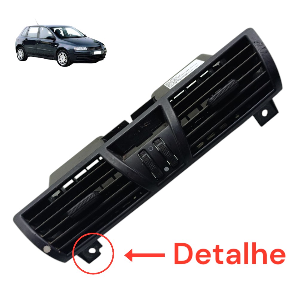 Difusor Ar Central Painel Fiat Stilo 2003 2004 2005 2006 07 1