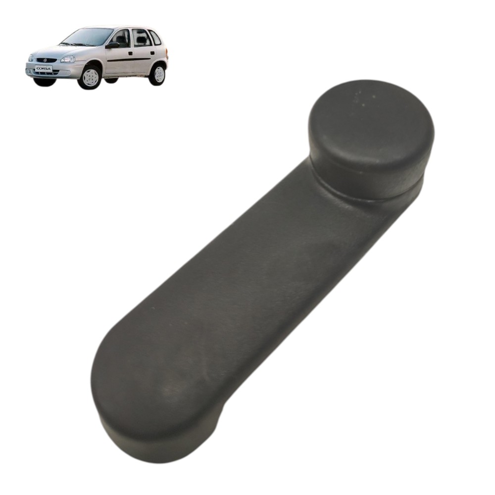 Manivela Vidro Gm Corsa 1996 1997 1998 1999 2000 2001 2002 Preto 1
