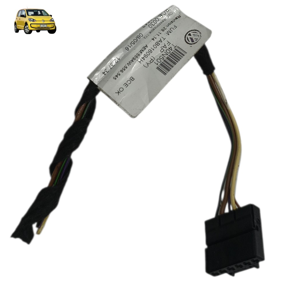 Par Plug Conector Soquete Lanterna Vw Up  2016 2017 2018 1