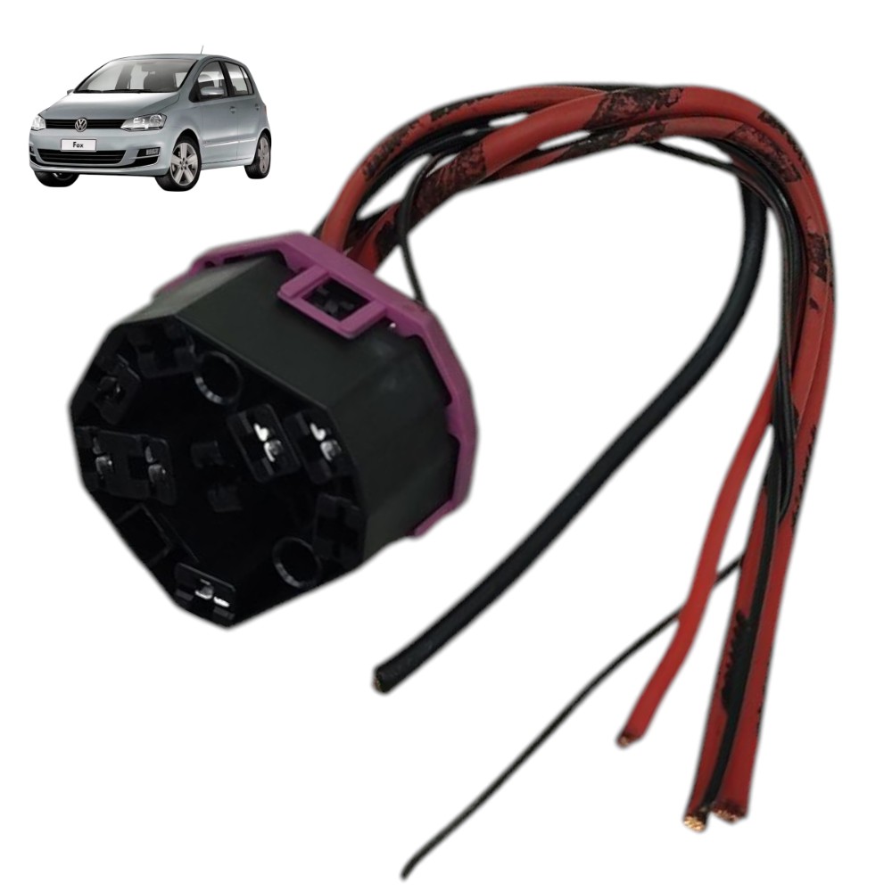 Plug Conector Comutador Ignição Vw Fox 2010 2009 2008 2007 1