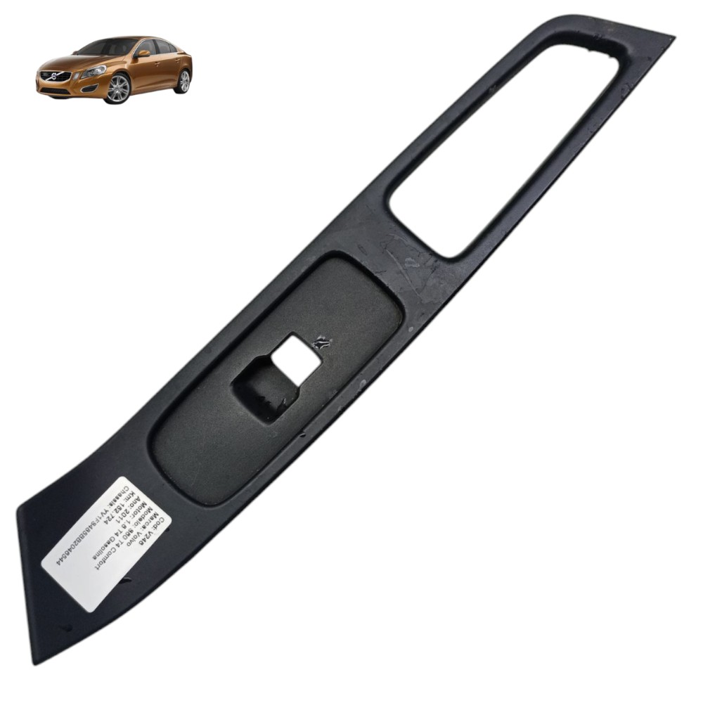 Moldura Botão Vidro Porta Dianteira Direita Volvo S60 2011 1